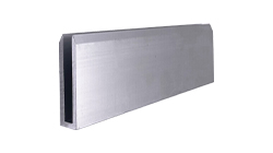 Anodized aluminum channel